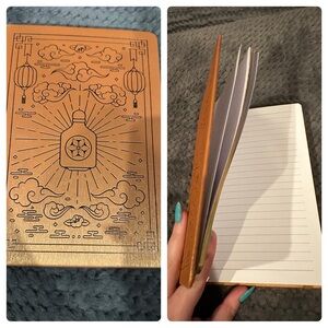 Gold Fantasy Notebook